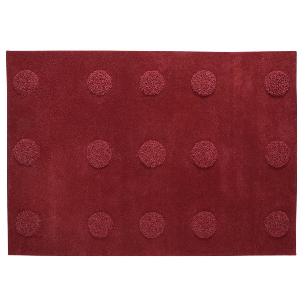 MAT The Basics MTBMLMRED046066 Hand Tufted Malmoe 140x200 Red - Made In India